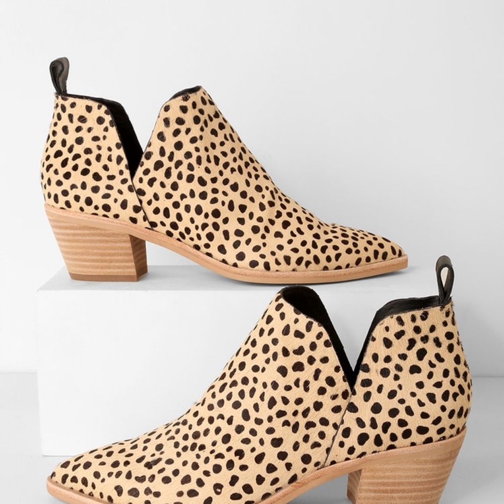 Dolce Vita Sonni Cheetah Booties | Pointed Toe
